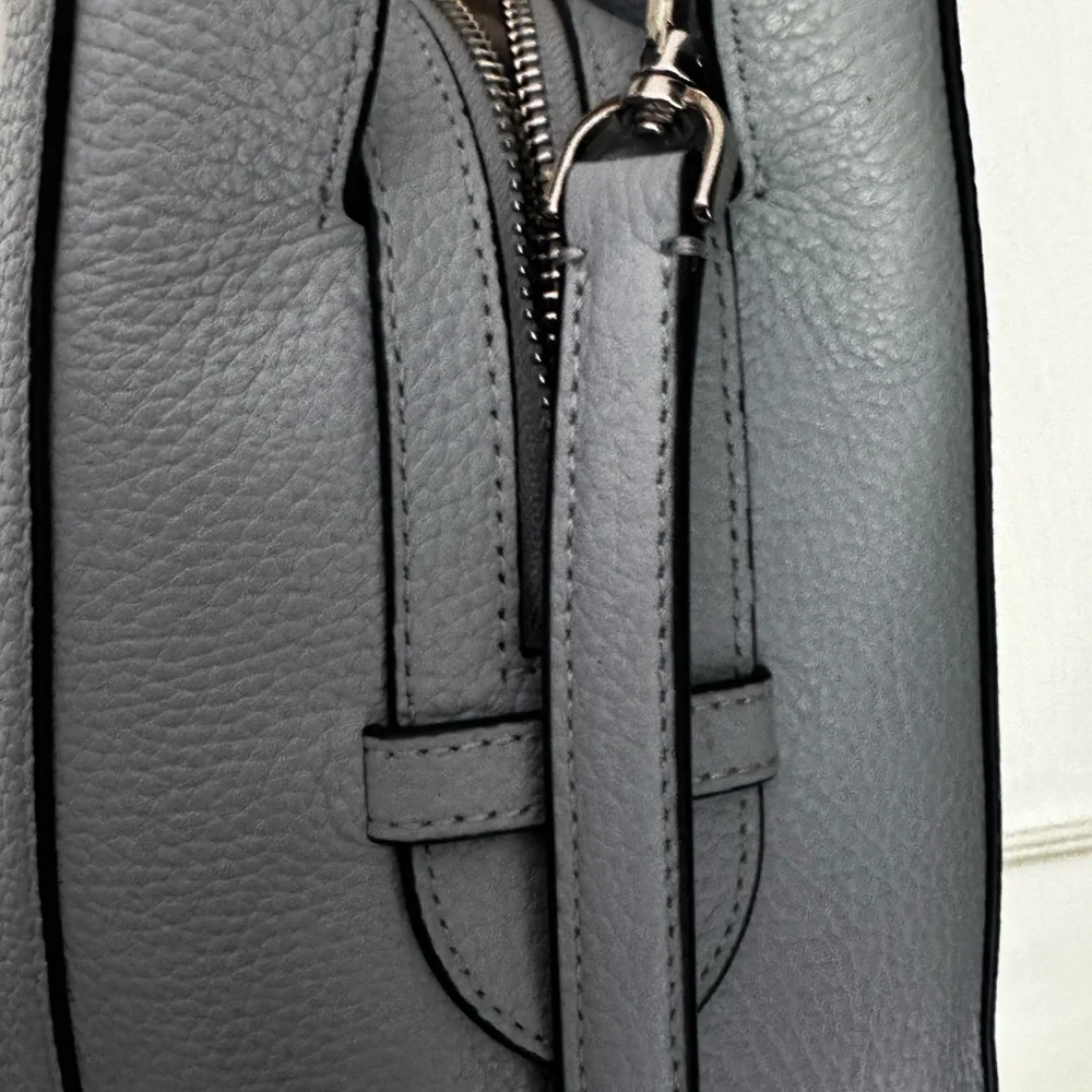 Kate Spade light blue Pebbled Leather Tote